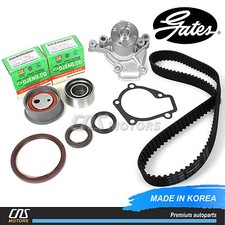 Gates Timing Belt Kit w/ Water Pump Fits 99-08 Hyundai Kia 2.0L DOHC G4GF picture