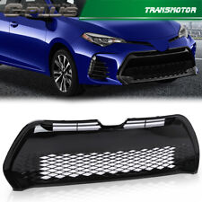 Fits 2017 2018 2019 Toyota Corolla SE XSE Front Bumper Black Lower Grille Grill picture