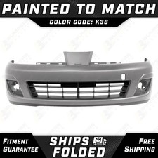 NEW Painted *K36 Magnetic Gray* Front Bumper Cover for 2007-2012 Nissan Versa picture
