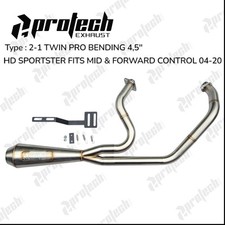 Exhaust Harley Davidson 2 into 1 Sportster XL883L 883 low 2006 picture