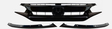 Fits 2019-2021 Honda Civic Sedan Coupe Full Glossy Upper Mesh Grille W/Molding picture