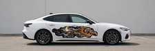 Japanese Inspired Tiger Pounce Car Decals Side Decal Both Sides JDM picture