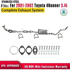 Complete Exhaust System For 2001-2002 Toyota 4Runner 3.4L Fast Dispatch NEW picture
