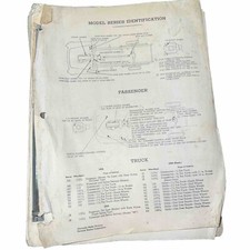 GM Model Series Identification Passenger & Truck 1938-1968 Rare Antique picture