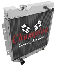 3 Row Reliable Champion Radiator for 1964 - 1966 Ford Mustang V8 Swap #CC251B picture