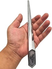 NEW 1972 Monte Carlo Hood Ornament Spear Emblem Assembly Chrome MC Script Repro picture