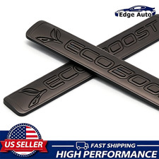 2Pcs 3D Side Fender Badges For 2011-2018 EcoBoost Emblem Door Nameplate Black picture