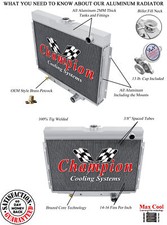 ER Champion 3 Row Radiator Lowerhose Passenger 24