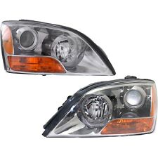 Headlight Assembly Set For 2007-2008 Kia Sorento Left Right Composite With Bulb picture
