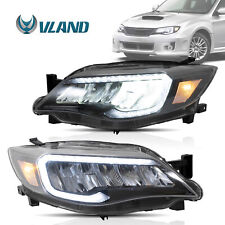 FULL LED Projector Headlights For Subaru Impreza 2008-2011 WRX 2008-2014 LH+RH picture