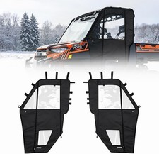 KEMIMOTO Upgraded Soft Doors Kit Cab Enclosure for Polaris Ranger XP 1000 17-26 picture