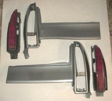 93-96 Cadillac Fleetwood Taillight Filler Panel Extension Set w/ Lights Brougham picture