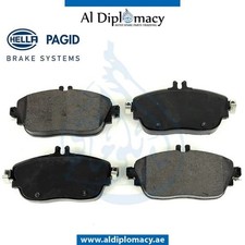 HELLA Mercedes-Benz Brake Pad Set Front Axle W/ Caliper Screws A0064208520 picture