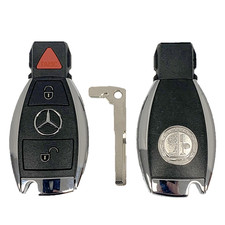 OEM Mercedes Benz AMG Remote + UNCUT Key IYZDC07 DC10 DC11 DC12 - AMG (3Button) picture