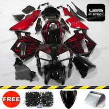For Honda CBR600RR 2005 2006 Red Black Fairings Kit ABS Injection Bodywork +Bolt picture