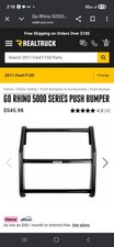 Real Truck Go Rhino 5000 Series Push Bumber picture