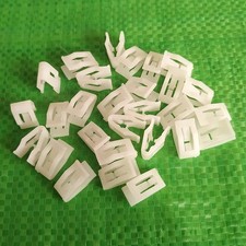 20PCS Car Trim Dashboard Panel Plastic Clip Fasteners Rivet White Universal picture