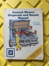 Vintage 1980s GM Motors Diagnosis And Repair Manual book picture