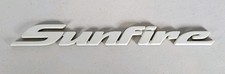 1998-2004 Pontiac Sunfire Emblem Badge Logo Nameplate White Vintage  picture