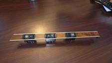 1981-1985 MERCEDES -BENZ 380SL  R107 CENTER DASH WOOD TRIM SWITCHES  OEM BURL picture
