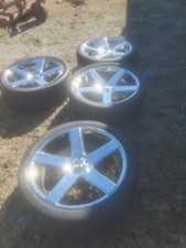  24 Inch  Dub Ballers Rims And Tires. I Have 5 Rims And Tires .   picture