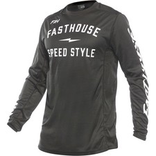 Fasthouse 2024 Grindhouse Jersey - Grit - Black, Large 200002-00-10 picture