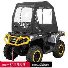 KEMIMOTO Upgraded ATV Cab Enclosure Warm Canopy Cover for Can-Am Kawasaki CFMOTO picture