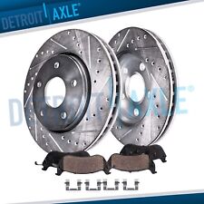 321mm Front Drilled Rotors Ceramic Brake Pads for Impala Equinox Allure Terrain picture