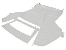 Fits: Ford Mustang 1983-90 Convertible Top & Window White Pinpoint Vinyl picture