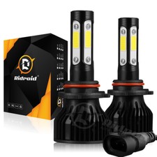 4sides 9006 HB4 LED Headlight Bulbs Conversion Kit High Low Beam Fog 2400W 6000K picture