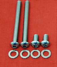 1999-2005 HARLEY DYNA PRIMARY INSPECTION COVER STAINLESS BUTTONHEAD BOLTS KIT picture
