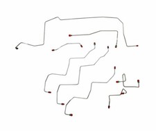 Fits 2002-2003 Dodge Durango R/T Front Brake Lines AWABS 4x4 Stainless WKT0301SS picture