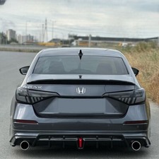 Smoked/White LED Tail Lights for 2022-2026 11th Gen Honda Civic Sedan Rear Light picture