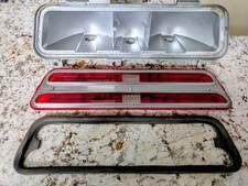 1969 Pontiac Firebird R/H Tail Light Housing, Lens, & Bezel RESTORED OEM 5962110 picture