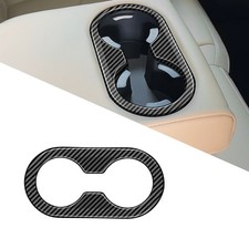 For Mazda CX-5 2026 2027 2028 Universal Carbon Grain Rear Cup Holder Frame Trim picture