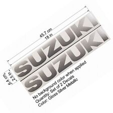 Suzuki Silver decals 750 stickers 600 gsxr 1000 sv 650 250 gsx f 8r moto gp srad picture