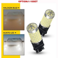 AUXITO 3157 3156 4057 LED Front Turn Signal Light Bulbs Error Free Canbus White picture