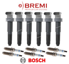 Ignition Coil Spark Plug 6sets OE Bremi Bosch for Porsche 911 Carrera 4 4S S GTS picture