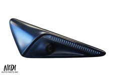 2021 - 2024 TESLA MODEL Y FRONT LEFT FENDER CAMERA TURN SIGNAL BLACK OEM picture