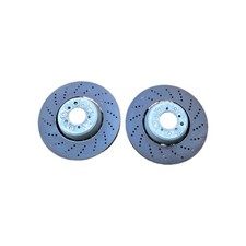 OEM 06-10 BMW E60 E63 E64 M5 M6 FRONT BRAKES DISCS ROTORS picture