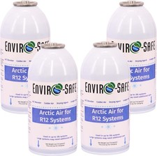 ENVIRO-SAFE Arctic Air for R12 Systems, Piercing Style Top, 4oz. (4 Cans) picture