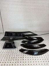 14-20 OEM BMW F30 F31 F36 Center Console Dash Wood Anthracite Interior Trim SET picture