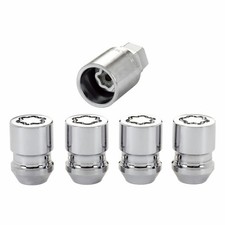 McGard Wheel Lock Nut Set For Nissan Murano 2003-2020 | 4 Pack 1.28 in. L Chrome picture