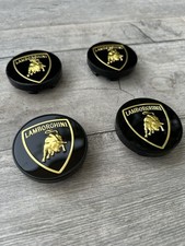 NEW Lamborghini HURACAN URUS Aventador Bull Center Cap Hub Cap Set (4) 470601147 picture