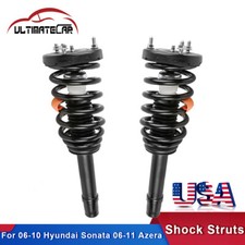 Set 2 Front Complete Struts Shock Absorbers For 06-10 Hyundai Sonata 06-11 Azera picture