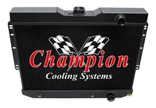 3 Row Discount Champion Black Finish Radiator for 1964 1965 Chevrolet Chevelle picture
