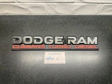 RARE DODGE RAM CUMMINS TAILGATE EMBLEM BADGE 1989-1990 LE Tailgate 1st Gen picture