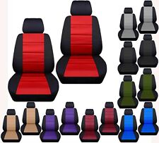  Front Car Seat Covers - Fits Ford Escape 2005-2022 - Two Tone Seat Covers  picture