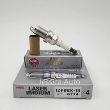 For 2007-2011 Honda Fit NGK IZFR6K13 6774 Laser Iridium Spark Plug Set of 4 1.5L picture