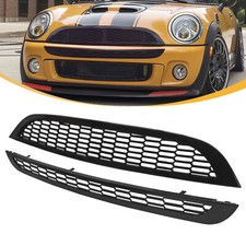 Honeycomb Mesh Front Grille Upper+Lower For 2002-2006 Mini Cooper S R50 R52 R53 picture